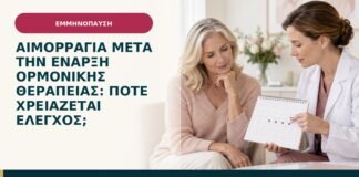 Αιμορραγία μετά την έναρξη ορμονικής θεραπείας: πότε χρειάζεται έλεγχος;