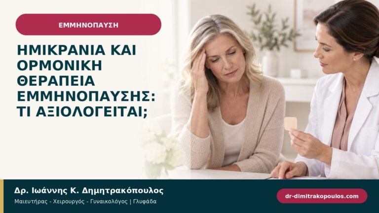 Ημικρανία και ορμονική θεραπεία εμμηνόπαυσης: τι αξιολογείται;