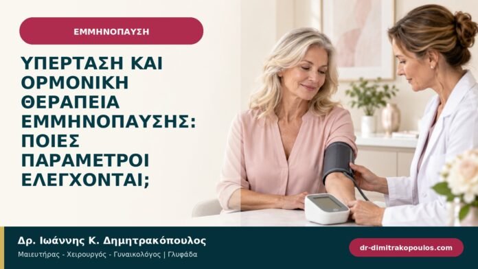 Υπέρταση και ορμονική θεραπεία εμμηνόπαυσης: ποιες παράμετροι ελέγχονται; Υπέρταση και ορμονική θεραπεία εμμηνόπαυσης: ποιες παράμετροι ελέγχονται;