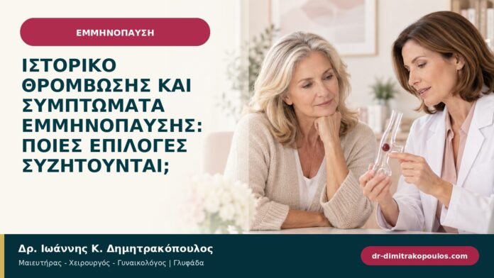 Ιστορικό θρόμβωσης και συμπτώματα εμμηνόπαυσης: ποιες επιλογές συζητούνται; Ιστορικό θρόμβωσης και συμπτώματα εμμηνόπαυσης: ποιες επιλογές συζητούνται;