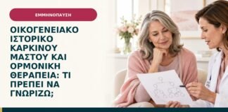 Οικογενειακό ιστορικό καρκίνου μαστού και ορμονική θεραπεία: τι πρέπει να γνωρίζω;