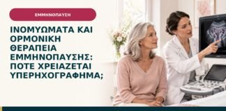 Ινομυώματα και ορμονική θεραπεία εμμηνόπαυσης: πότε χρειάζεται υπερηχογράφημα;