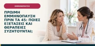 Πρώιμη εμμηνόπαυση πριν τα 45: ποιες εξετάσεις και θεραπείες συζητούνται;