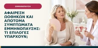 Αφαίρεση ωοθηκών και απότομα συμπτώματα εμμηνόπαυσης: τι επιλογές υπάρχουν;