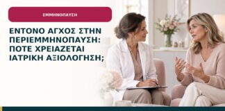 Έντονο άγχος στην περιεμμηνόπαυση: πότε χρειάζεται ιατρική αξιολόγηση;