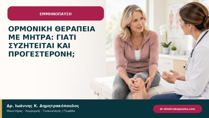 Ορμονική θεραπεία με μήτρα: γιατί συζητείται και προγεστερόνη;