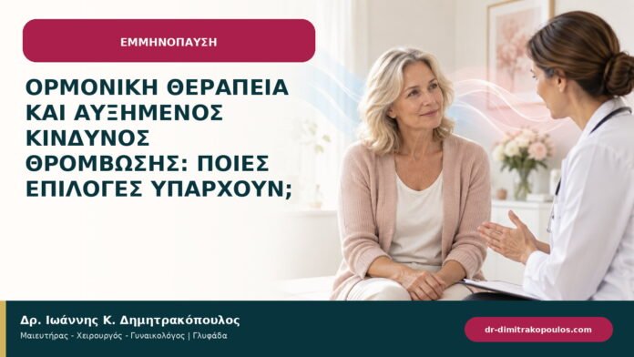 Ορμονική θεραπεία και αυξημένος κίνδυνος θρόμβωσης: ποιες επιλογές υπάρχουν;
