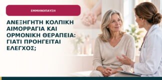 Ανεξήγητη κολπική αιμορραγία και ορμονική θεραπεία: γιατί προηγείται έλεγχος;