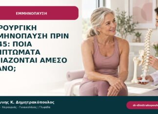 Χειρουργική εμμηνόπαυση πριν τα 45: ποια συμπτώματα χρειάζονται άμεσο πλάνο;