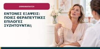 Έντονες εξάψεις: ποιες θεραπευτικές επιλογές συζητούνται;