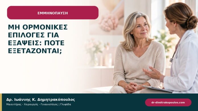 Μη ορμονικές επιλογές για εξάψεις: πότε εξετάζονται;