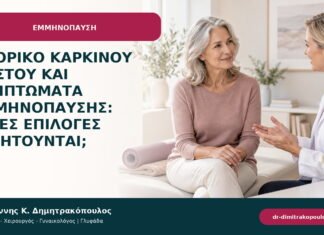 Ιστορικό καρκίνου μαστού και συμπτώματα εμμηνόπαυσης: ποιες επιλογές συζητούνται;