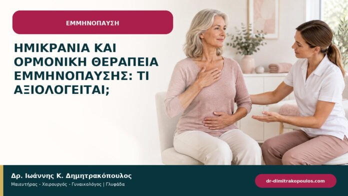 Ημικρανία και ορμονική θεραπεία εμμηνόπαυσης: τι αξιολογείται; Ημικρανία και ορμονική θεραπεία εμμηνόπαυσης: τι αξιολογείται;