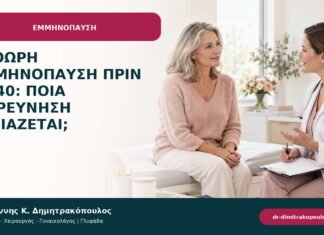 Πρόωρη εμμηνόπαυση πριν τα 40: ποια διερεύνηση χρειάζεται;