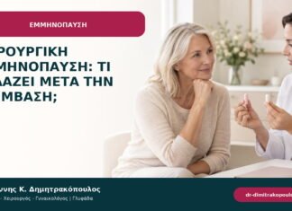 Χειρουργική εμμηνόπαυση: τι αλλάζει μετά την επέμβαση;