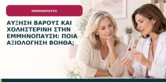 Αύξηση βάρους και χοληστερίνη στην εμμηνόπαυση: ποια αξιολόγηση βοηθά;