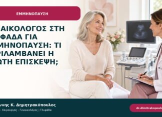Γυναικολόγος στη Γλυφάδα για εμμηνόπαυση: τι περιλαμβάνει η πρώτη επίσκεψη;