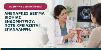 Ανεπαρκές δείγμα βιοψίας ενδομητρίου: πότε χρειάζεται επανάληψη;