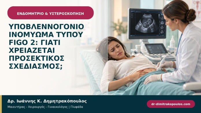Υποβλεννογόνιο ινομύωμα τύπου FIGO 2: γιατί χρειάζεται προσεκτικός σχεδιασμός;