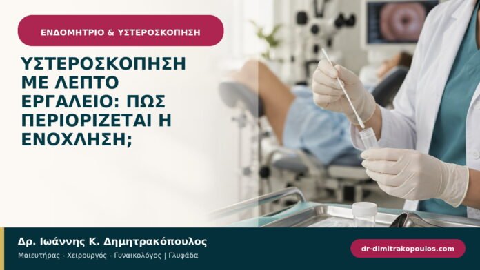 Υστεροσκόπηση με λεπτό εργαλείο: πώς περιορίζεται η ενόχληση;