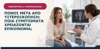 Πόνος μετά από υστεροσκόπηση: ποια συμπτώματα χρειάζονται επικοινωνία;