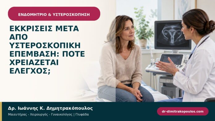 Εκκρίσεις μετά από υστεροσκοπική επέμβαση: πότε χρειάζεται έλεγχος;