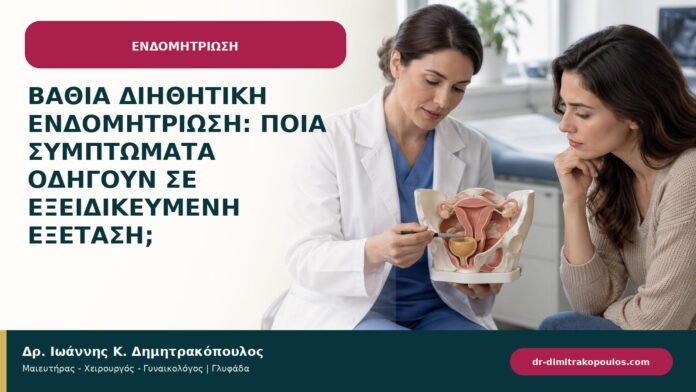 Βαθιά διηθητική ενδομητρίωση: ποια συμπτώματα οδηγούν σε εξειδικευμένη εξέταση;