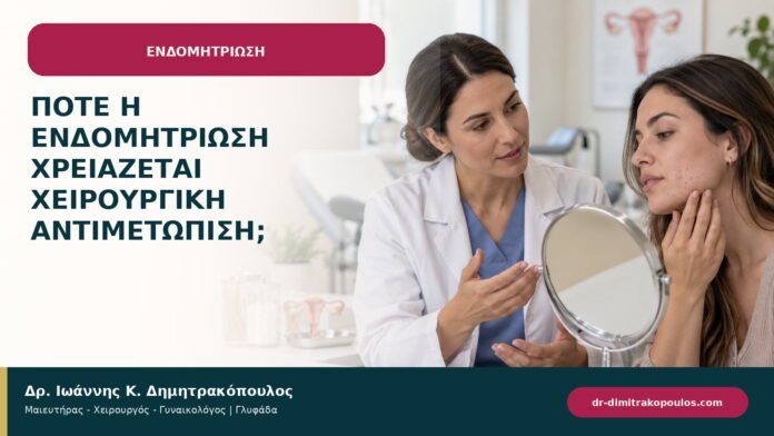 Πότε η ενδομητρίωση χρειάζεται χειρουργική αντιμετώπιση;