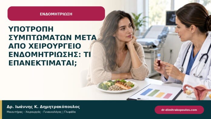 Υποτροπή συμπτωμάτων μετά από χειρουργείο ενδομητρίωσης: τι επανεκτιμάται;