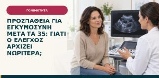 Προσπάθεια για εγκυμοσύνη μετά τα 35: γιατί ο έλεγχος αρχίζει νωρίτερα;