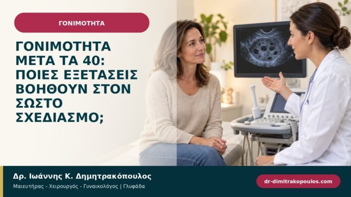 Γονιμότητα μετά τα 40: ποιες εξετάσεις βοηθούν στον σωστό σχεδιασμό; Γονιμότητα μετά τα 40: ποιες εξετάσεις βοηθούν στον σωστό σχεδιασμό;