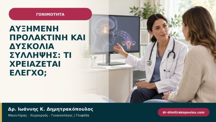 Αυξημένη προλακτίνη και δυσκολία σύλληψης: τι χρειάζεται έλεγχο;