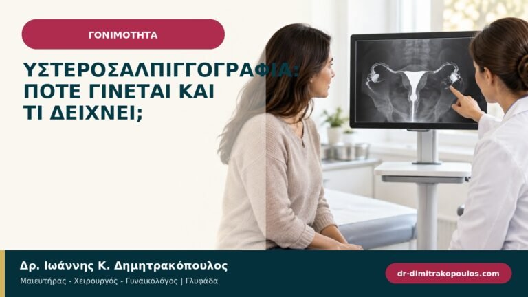 Υστεροσαλπιγγογραφία: πότε γίνεται και τι δείχνει;