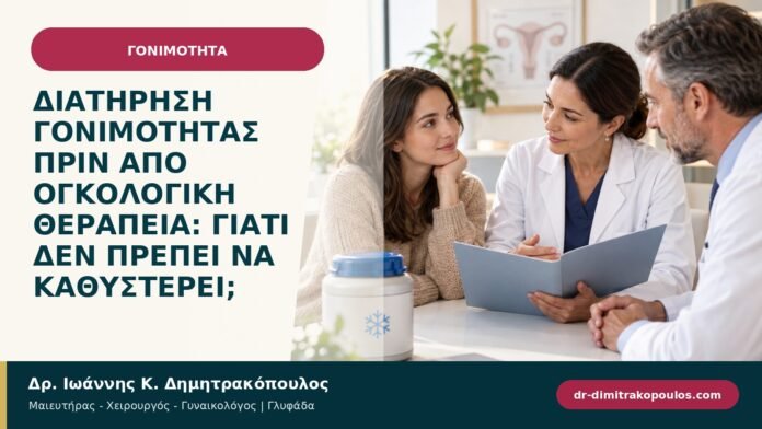 Διατήρηση γονιμότητας πριν από ογκολογική θεραπεία: γιατί δεν πρέπει να καθυστερεί;