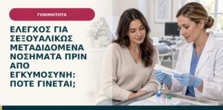 Έλεγχος για σεξουαλικώς μεταδιδόμενα νοσήματα πριν από εγκυμοσύνη: πότε γίνεται;