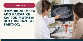 Ισθμοκήλη μετά από καισαρική και γονιμότητα: πότε χρειάζεται έλεγχος;