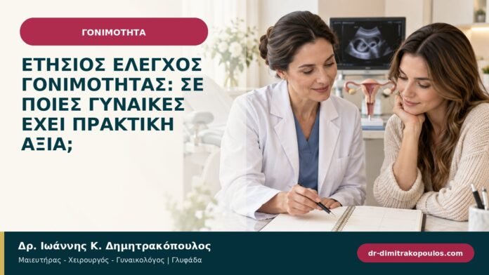 Ετήσιος έλεγχος γονιμότητας: σε ποιες γυναίκες έχει πρακτική αξία; Ετήσιος έλεγχος γονιμότητας: σε ποιες γυναίκες έχει πρακτική αξία;