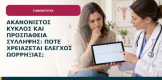 Ακανόνιστος κύκλος και προσπάθεια σύλληψης: πότε χρειάζεται έλεγχος ωορρηξίας;