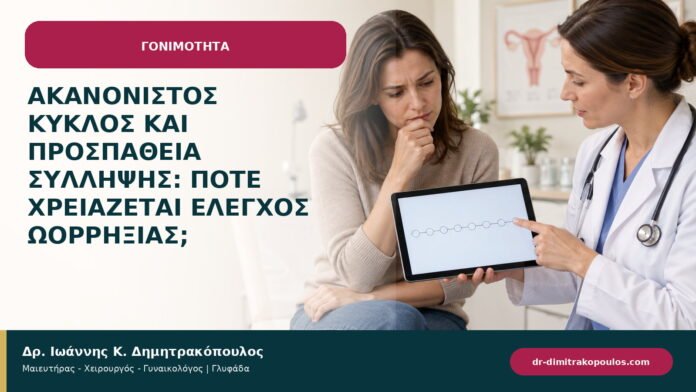Ακανόνιστος κύκλος και προσπάθεια σύλληψης: πότε χρειάζεται έλεγχος ωορρηξίας; Ακανόνιστος κύκλος και προσπάθεια σύλληψης: πότε χρειάζεται έλεγχος ωορρηξίας;