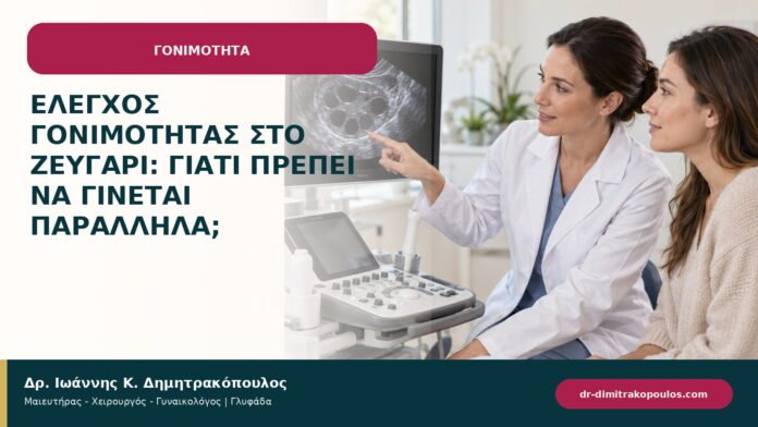 Έλεγχος γονιμότητας στο ζευγάρι: γιατί πρέπει να γίνεται παράλληλα; Έλεγχος γονιμότητας στο ζευγάρι: γιατί πρέπει να γίνεται παράλληλα;