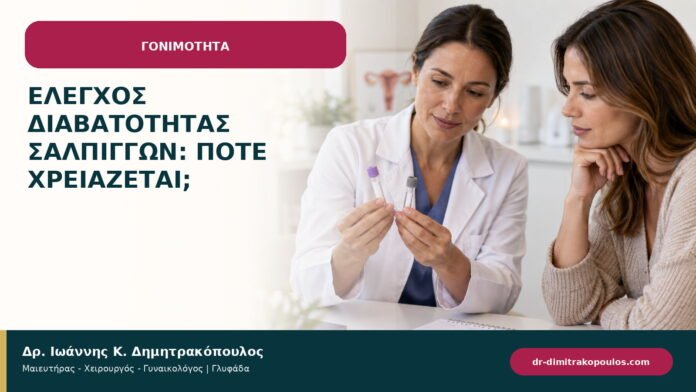 Έλεγχος διαβατότητας σαλπίγγων: πότε χρειάζεται; Έλεγχος διαβατότητας σαλπίγγων: πότε χρειάζεται;