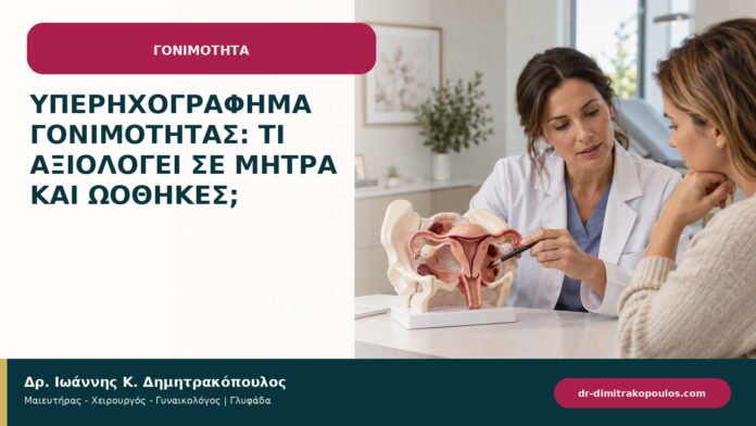 Υπερηχογράφημα γονιμότητας: τι αξιολογεί σε μήτρα και ωοθήκες;