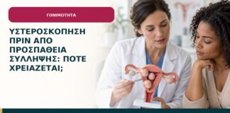 Υστεροσκόπηση πριν από προσπάθεια σύλληψης: πότε χρειάζεται;