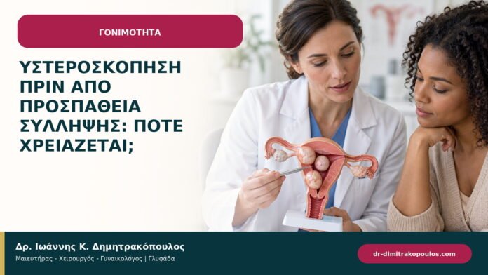 Υστεροσκόπηση πριν από προσπάθεια σύλληψης: πότε χρειάζεται;