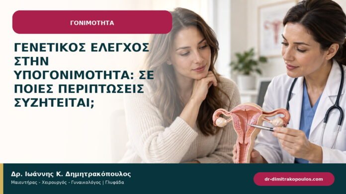 Γενετικός έλεγχος στην υπογονιμότητα: σε ποιες περιπτώσεις συζητείται;