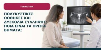Πολυκυστικές ωοθήκες και δυσκολία σύλληψης: ποια είναι τα πρώτα βήματα;