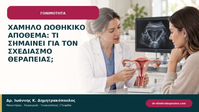 Χαμηλό ωοθηκικό απόθεμα: τι σημαίνει για τον σχεδιασμό θεραπείας; Χαμηλό ωοθηκικό απόθεμα: τι σημαίνει για τον σχεδιασμό θεραπείας;