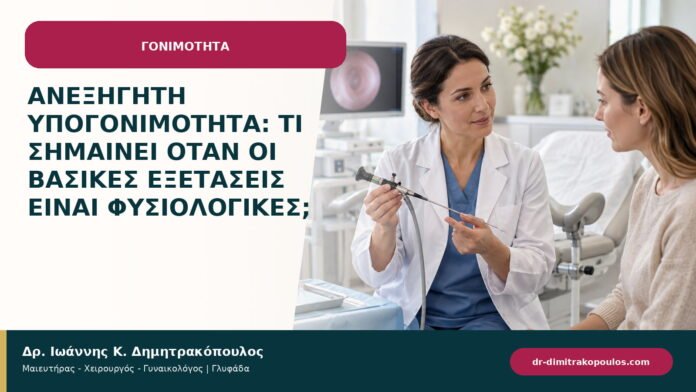 Ανεξήγητη υπογονιμότητα: τι σημαίνει όταν οι βασικές εξετάσεις είναι φυσιολογικές; Ανεξήγητη υπογονιμότητα: τι σημαίνει όταν οι βασικές εξετάσεις είναι φυσιολογικές;