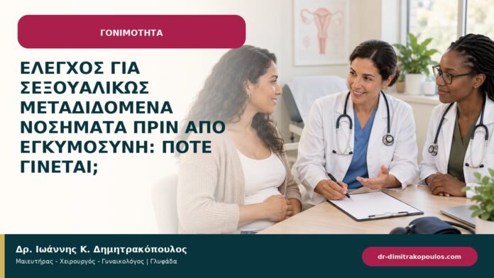 Έλεγχος για σεξουαλικώς μεταδιδόμενα νοσήματα πριν από εγκυμοσύνη: πότε γίνεται; Έλεγχος για σεξουαλικώς μεταδιδόμενα νοσήματα πριν από εγκυμοσύνη: πότε γίνεται;
