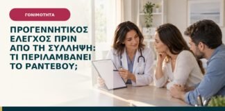 Προγεννητικός έλεγχος πριν από τη σύλληψη: τι περιλαμβάνει το ραντεβού;